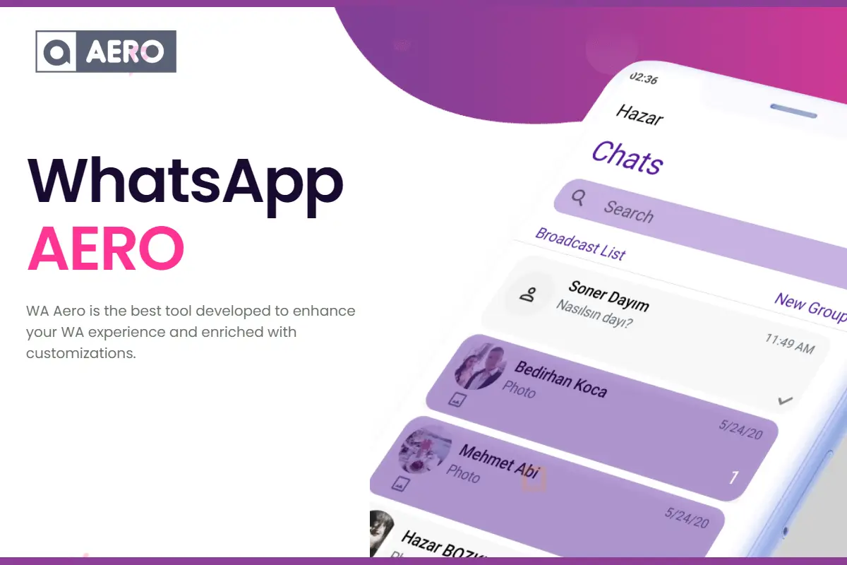 WhatsApp Aero Android V9.40 APK Ultima versión 2022